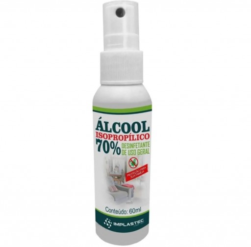 Álcool Isopropílico 70% Spray 60ml 110-011-1-1