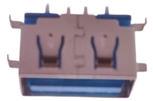 Conector Jack USB 2.0 A Fêmea 4 Pinos 4 Garras