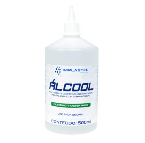 Álcool para limpeza PCI Eletrônicos 500ml